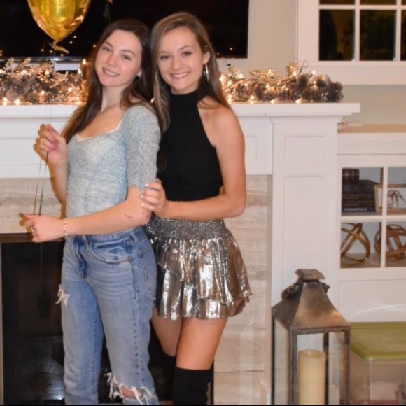 SOLD Ramy Brook Eva Metallic mini - Picture 2 of 3